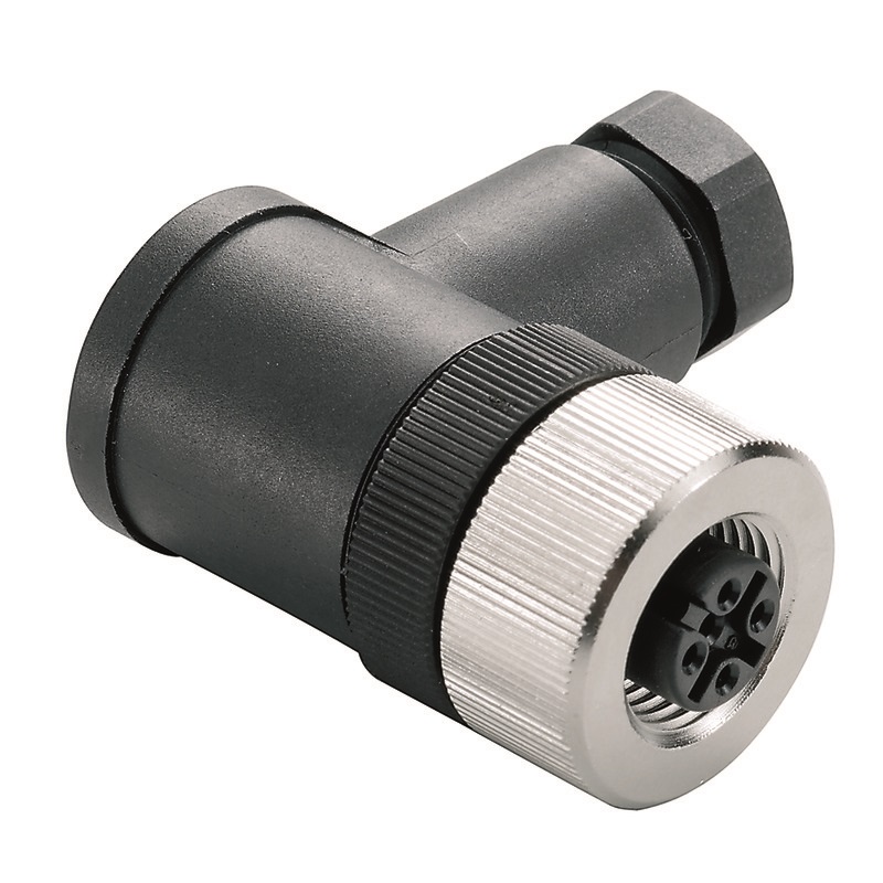 Connettore circolare 4 contatti potenza/comando/dati montaggio individuale industriale
