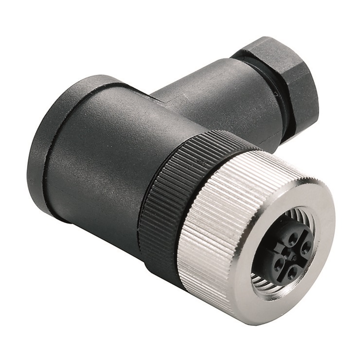 Connettore circolare 4 contatti potenza/comando/dati montaggio individuale industriale