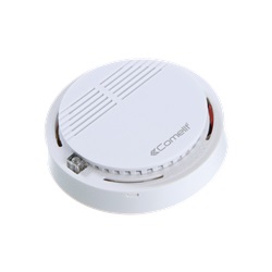 Rivelatore fotoelettrico di fumo da soffitto, area 20mq, 12VDC, contatto NO/NC, 107x35mm