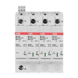 SPD OVR T2-T3 20-440V Protezione Sovratensioni 1P 20kA Uso Elettrico Industriale