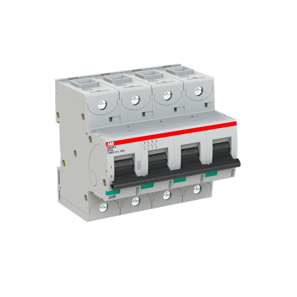 Interruttore automatico 4 poli 32A DC 1500V per impianti fotovoltaici alta prestazione