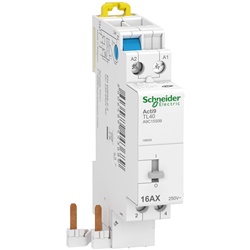 Relè passo-passo modulare Acti9 TL40 2NA 16A comando 230Vca controllo remoto monofase guida DIN