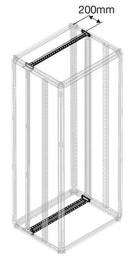 N.2 TRAVERSE LAMIERA ZINCATA VC L 4