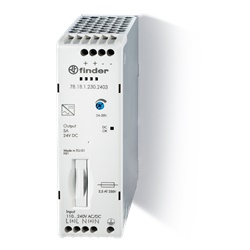 Alimentatore switching 120W 24VDC 5A per automazione industriale