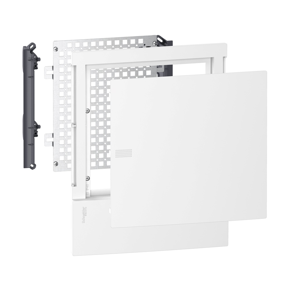 Fronte centralino TLC Resi9 MP incasso 24 moduli bianco porta opaca per edifici residenziali