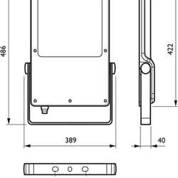 BVP130 LED210-4S/740 PSU S ALU C1KC