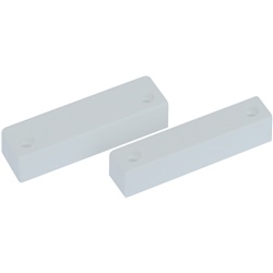 Contatto magnetico CSP01 per superficie, NC, distanza funzionamento 15 mm, bianco, per sistemi sicurezza antifurto e controllo accessi