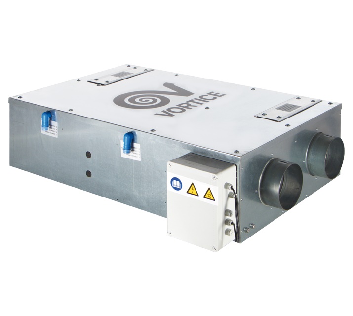 Recuperatore calore controsoffitto ventilatore EC 150 mm residenziale