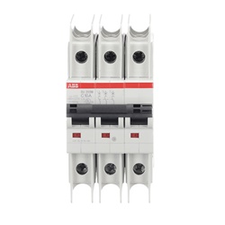 Interruttore automatico SU200M 3 poli 10A curva C 400V AC 11.2kA protezione circuiti elettrici