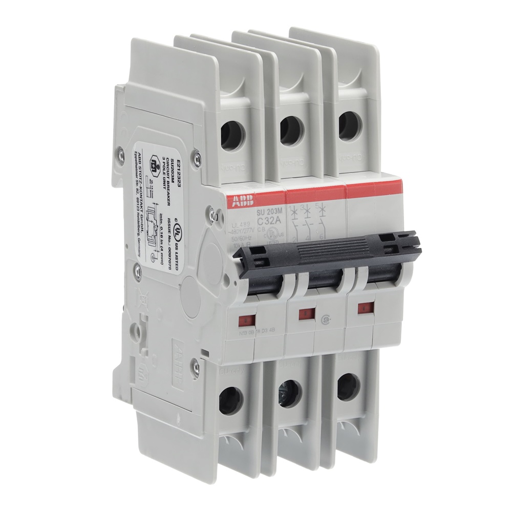 Interruttore automatico SU200M 3 poli 32A tipo C 400V AC 11,2kA protezione circuito