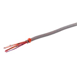 Calza trecciata isolante UL94V0 diametro 40mm lunghezza 50m resistente calore settore elettrico