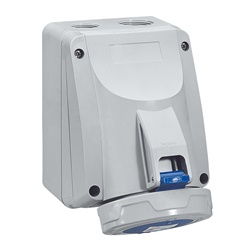 PRESA FISSA 90 GRADI IP67 16A 2P+T
