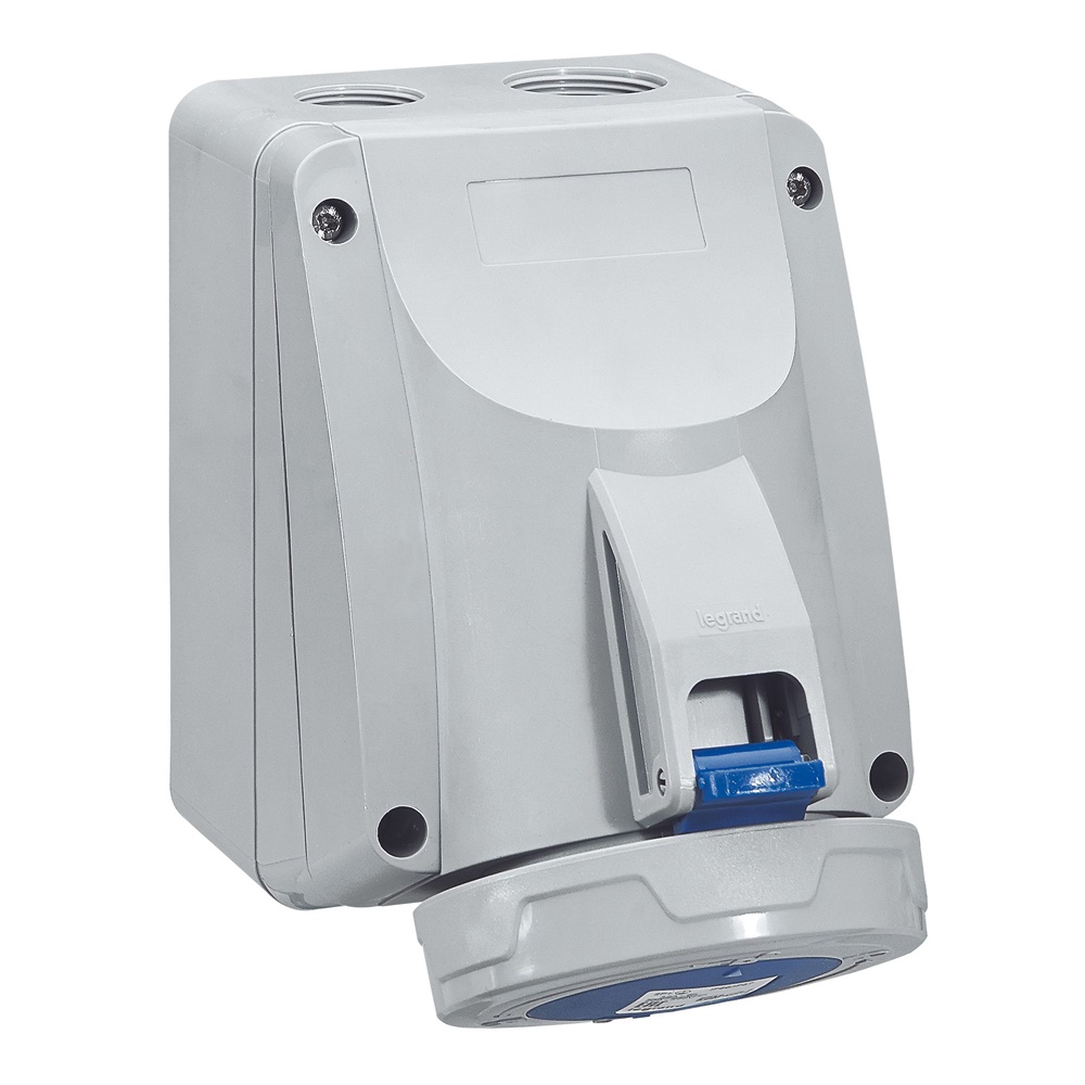 PRESA FISSA 90 GRADI IP67 32A 2P+T