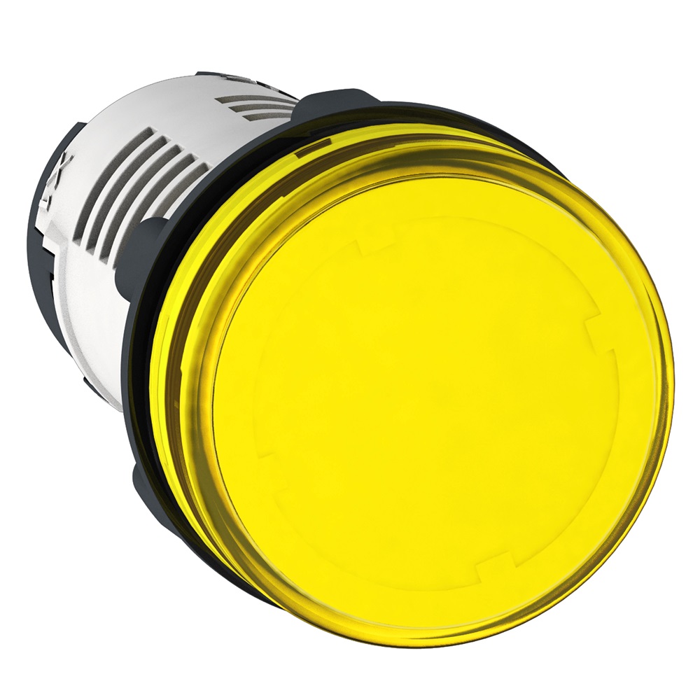 Lampada spia - LED - giallo - 120 V