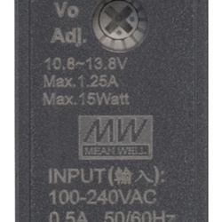 ALIMENTATORE 100-240VAC 12VDC 1,25A