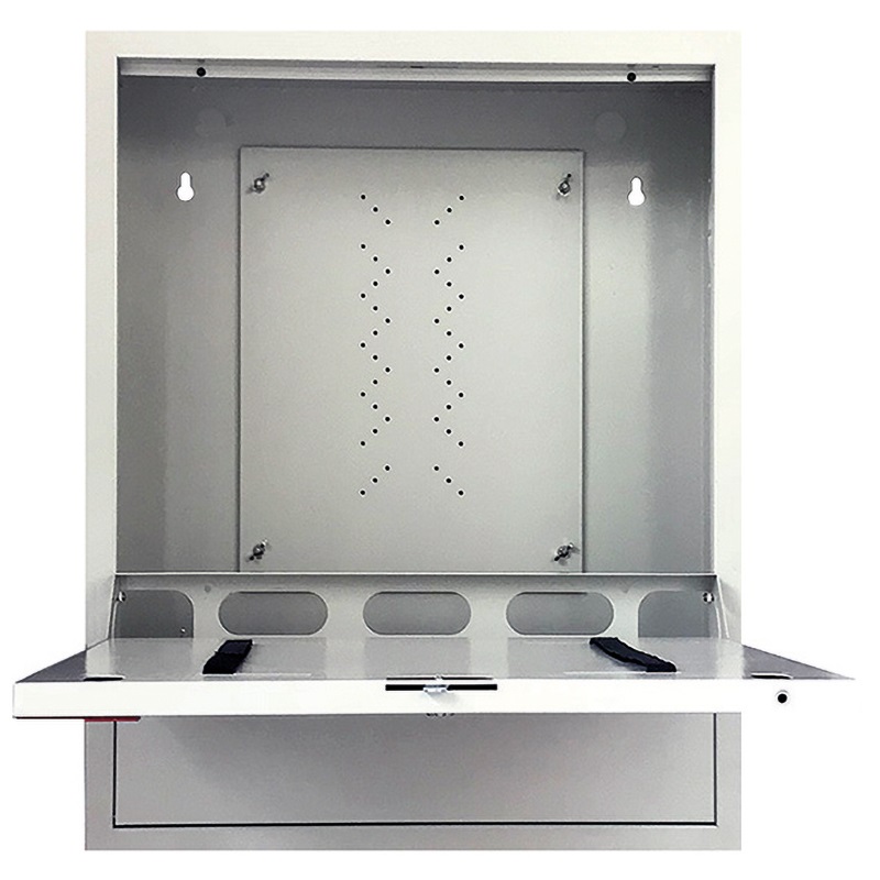 Armadio sicurezza muro verticale compatto resistente per ambienti industriali e professionali