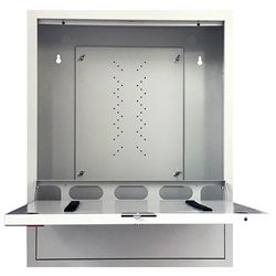 Armadio sicurezza muro verticale compatto resistente per ambienti industriali e professionali