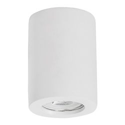 Downlight plafone tondo gesso bianco GU10 IP20 illuminazione interna residenziale commerciale