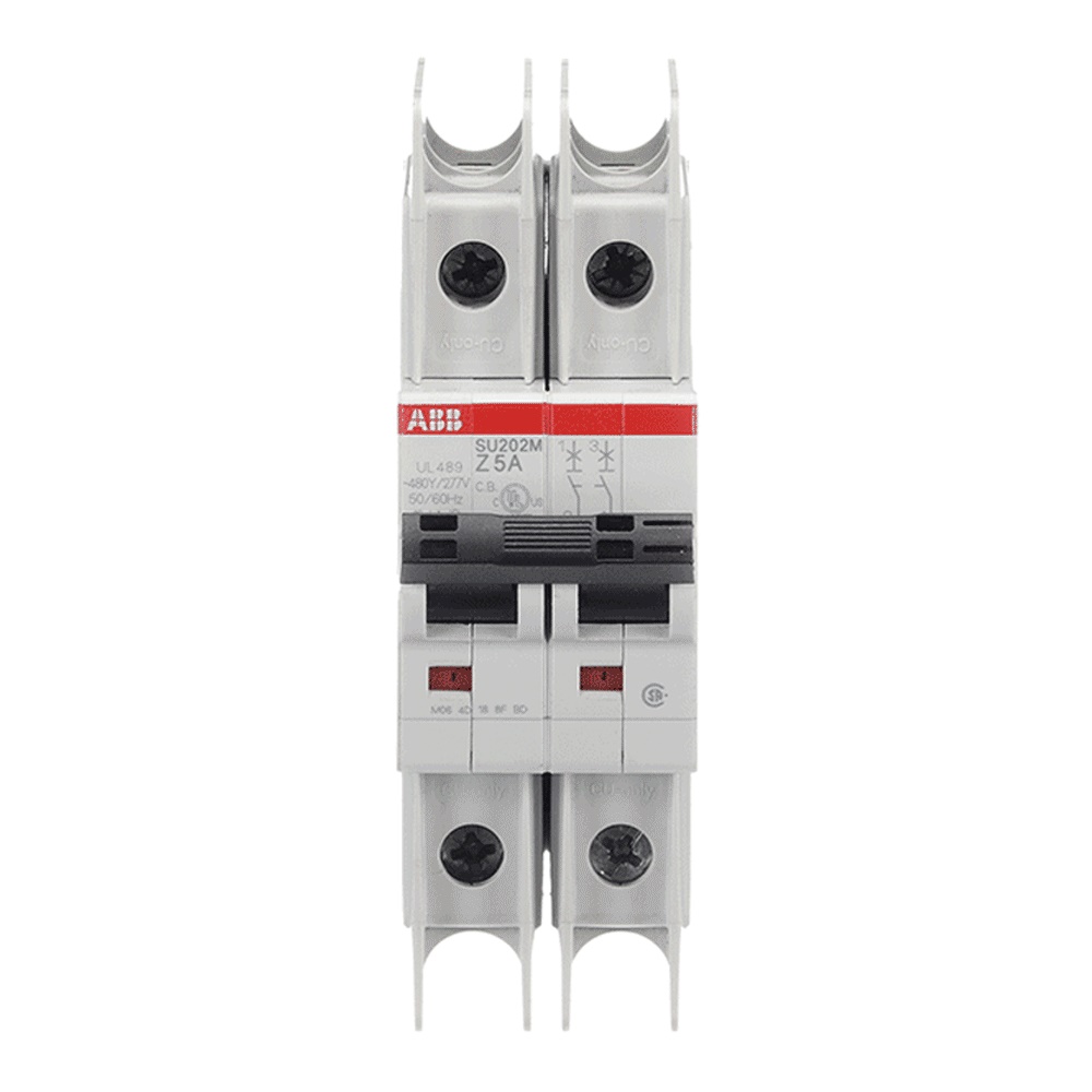 Interruttore Automatico Miniatura SU202M Z-Char 2P 5A 400V AC 11.2kA Industriale