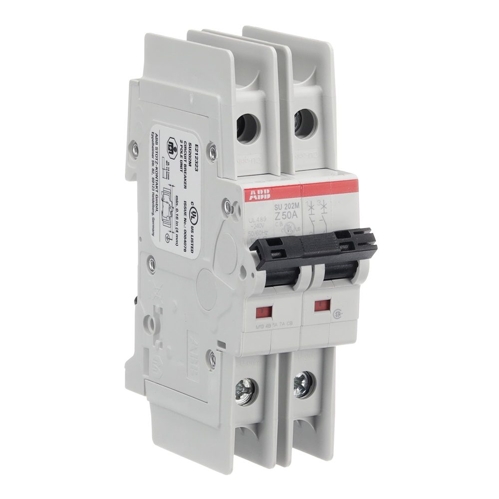 Interruttore Automatico Miniatura SU202M 2P 50A Z-Char 400V AC uso industriale