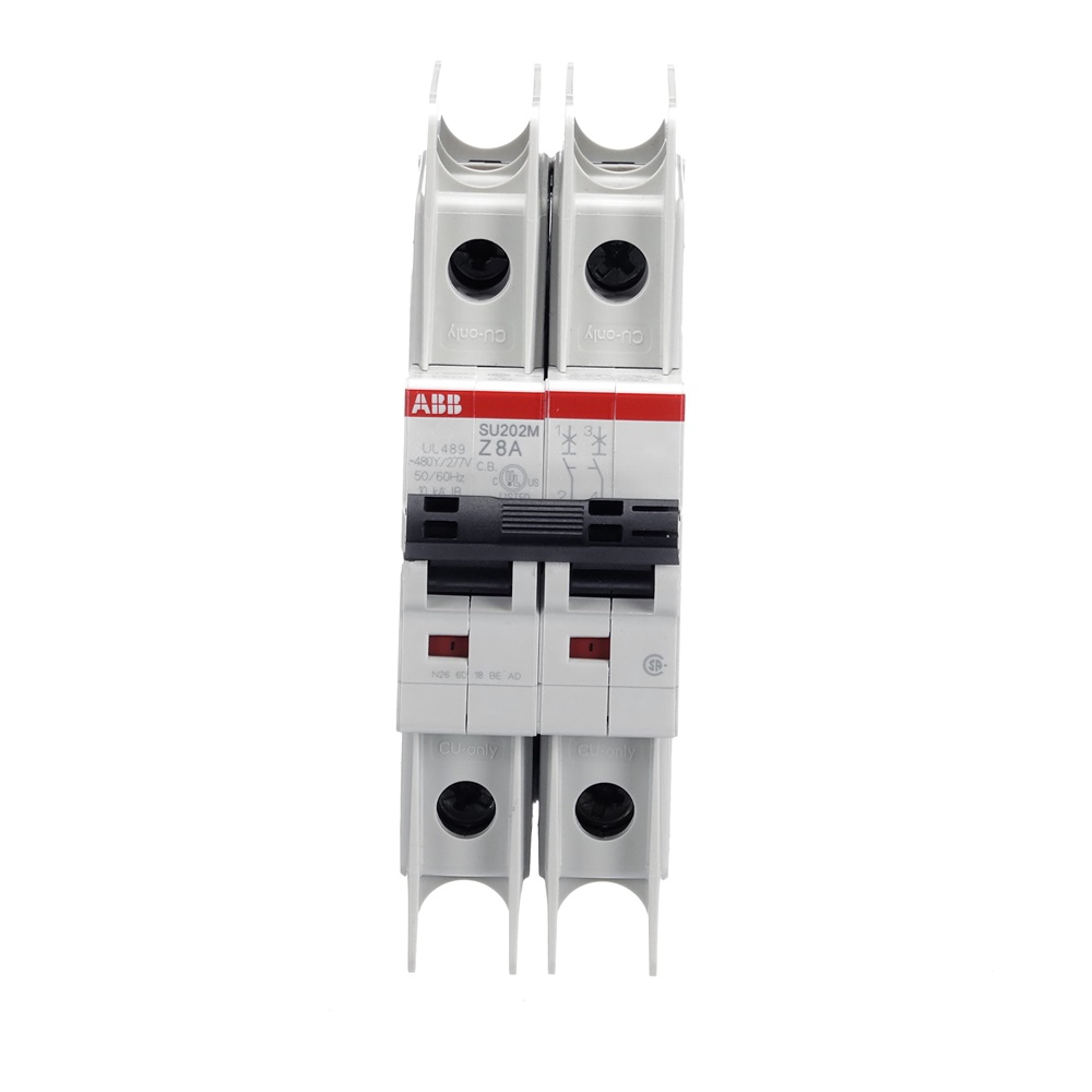 Interruttore Automatico Miniatura SU202M Z-Char 2P 8A 400V AC 11.2kA UL489