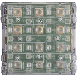 Modulo controllo accessi tastiera 12 tasti retroilluminati IP54 per sistemi sicurezza e impianti elettrici
