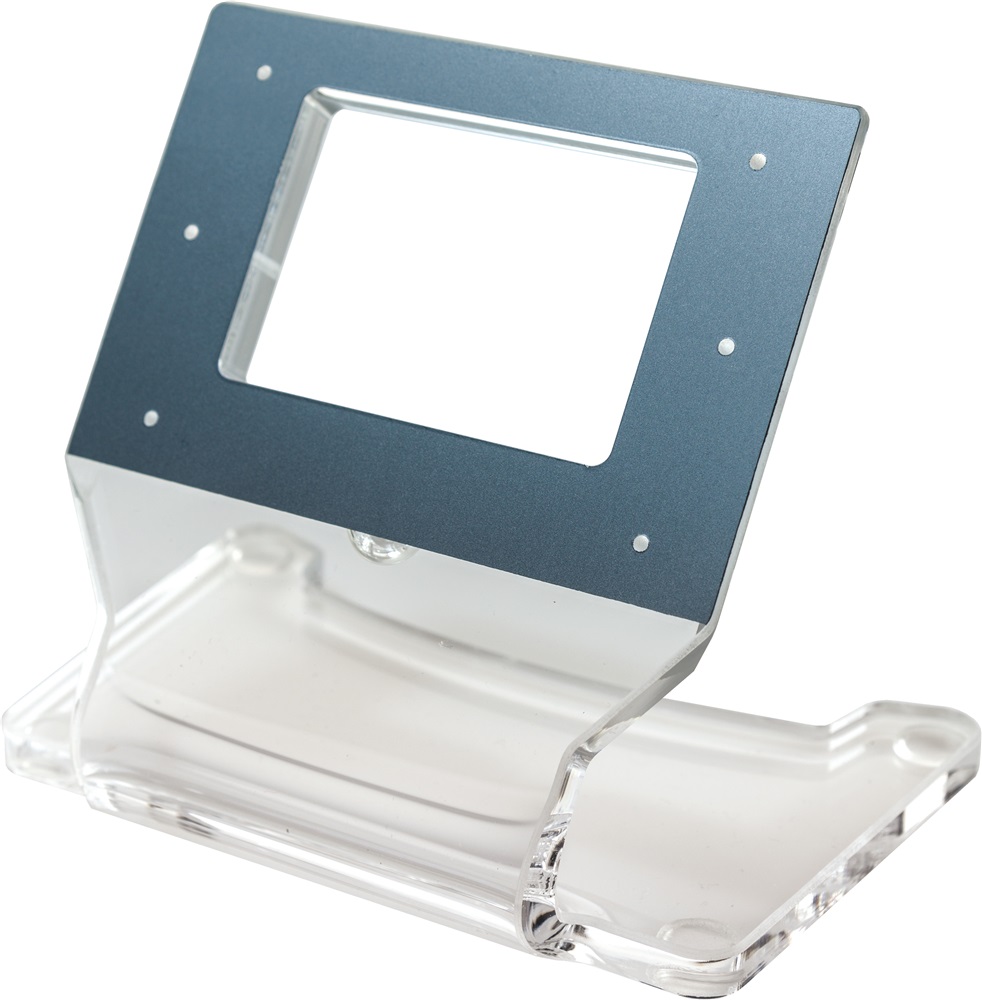 Supporto plexiglass 10 mm con cavo CAT5 3 m copertura morsetti grigia per installazioni elettriche rapide e sicure