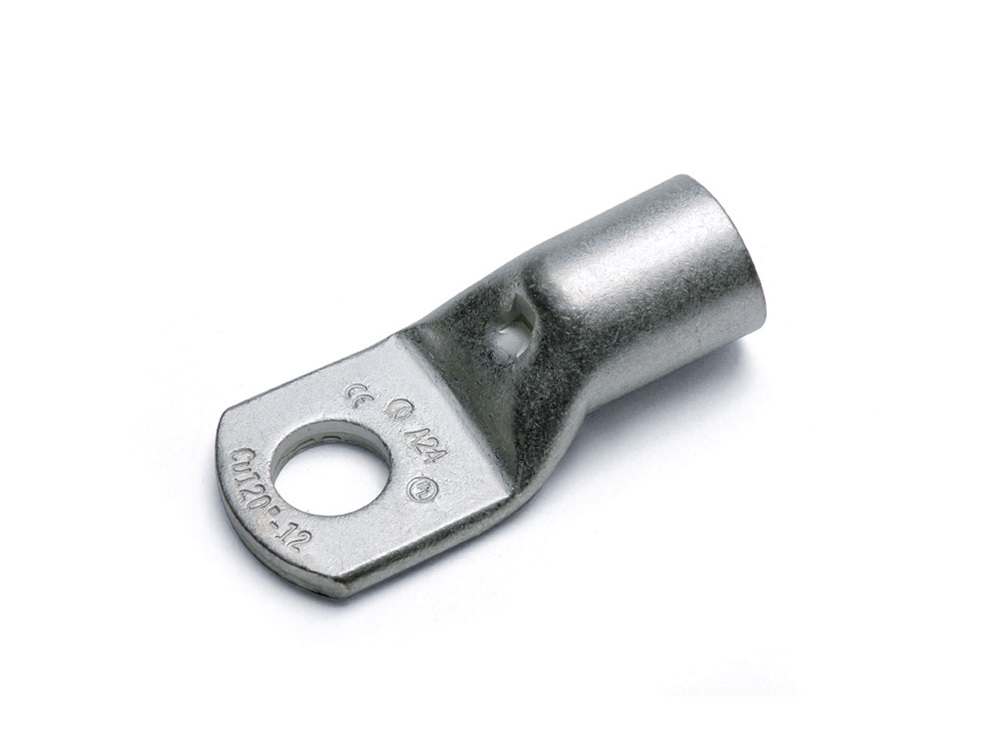 Capocorda ad occhiello rame 35mmq vite 4mm per applicazioni elettriche