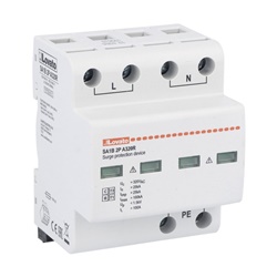 Scaricatore sovratensioni tipo 1-2 2 poli 25kA con contatto remoto monoblocco