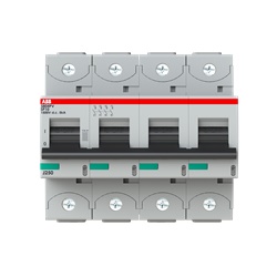 Interruttore automatico S804PV-SP10 4 poli 10A DC 1500V per impianti fotovoltaici