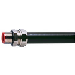 Raccordo diritto nichelato in ottone filettatura M16 per impianti elettrici resistente alla corrosione