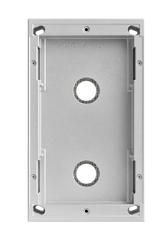 Alpha, custodia con telaio 1 fila 2 moduli
