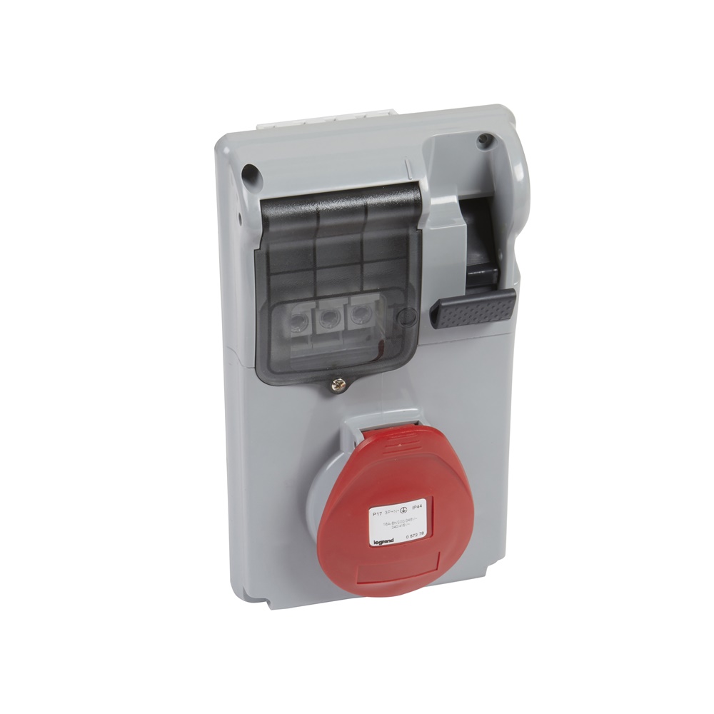PRESA INTERB COMP QUAD IP44 16A 3P+