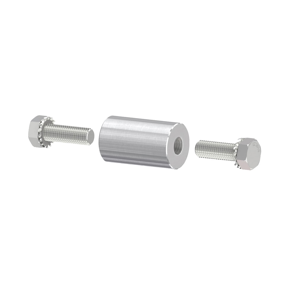 Cilindro fissaggio accessorio TA alluminio diametro 8,5 mm uso tecnico