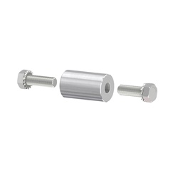 Cilindro fissaggio accessorio TA alluminio diametro 8,5 mm uso tecnico