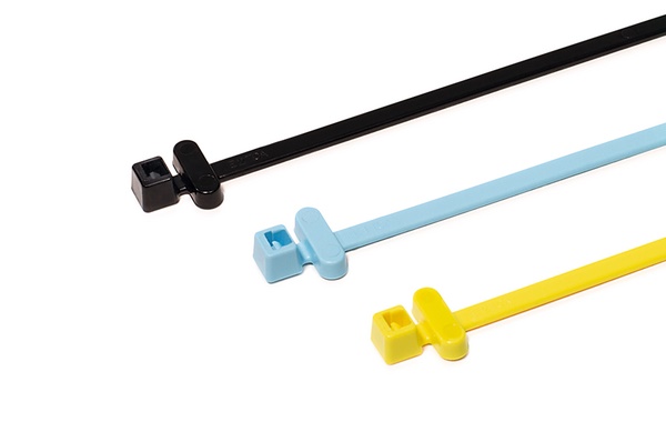 Fascetta RFID 4,6x200 mm giallo LF 125kHz per identificazione e tracciamento prodotti