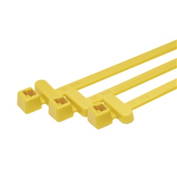 Fascetta nylon 4,6x200 mm RFID HF giallo per identificazione e tracciamento prodotti