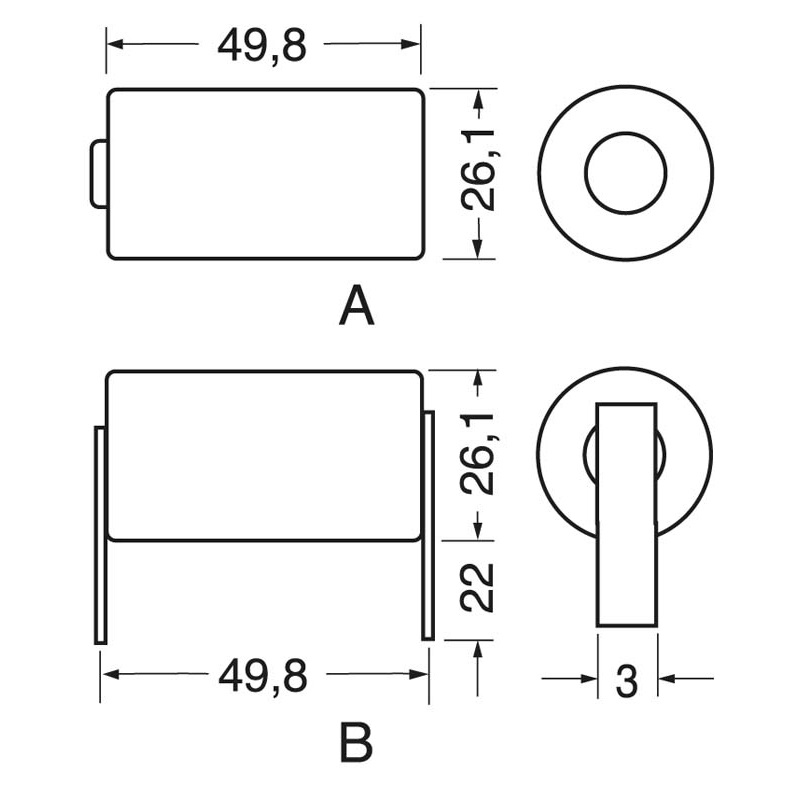 Pila litio SAFT C LSH14CNR 3,6V alta capacità lunga durata uso elettrico professionale