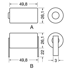 Pila litio SAFT C LSH14CNR 3,6V alta capacità lunga durata uso elettrico professionale