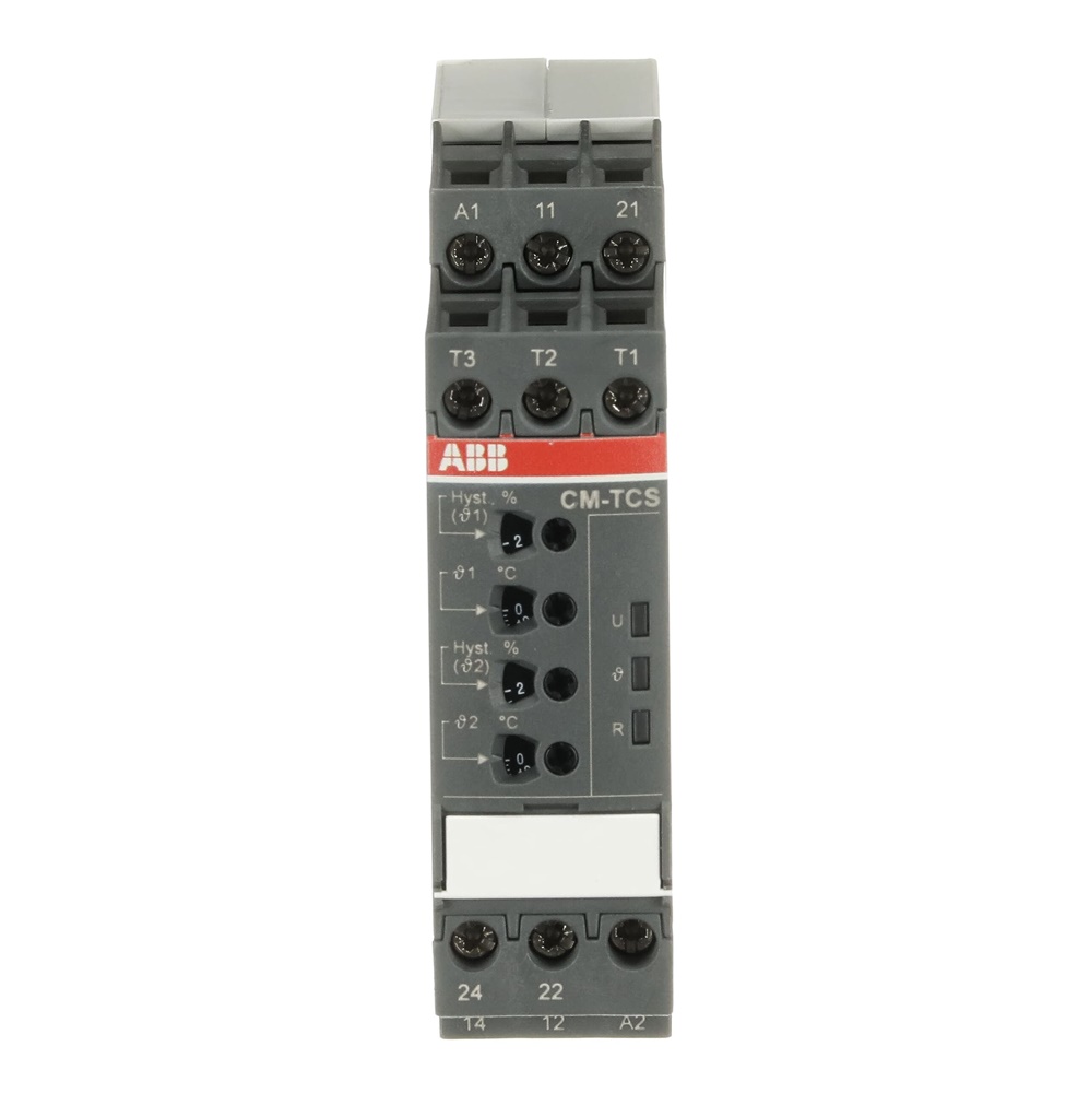 Relè monitoraggio temperatura CM-TCS.22S 0-100°C 24VAC/DC sensore PT100 controllo soglie doppie