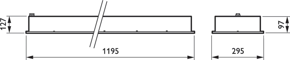CR150B LED35S/840 PSD W30L120 IP54