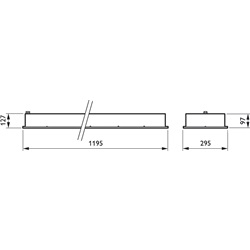CR150B LED35S/840 PSD W30L120 IP54