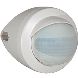 Sensore angolare di presenza a infrarossi per installazione parete interno ed esterno regolabile