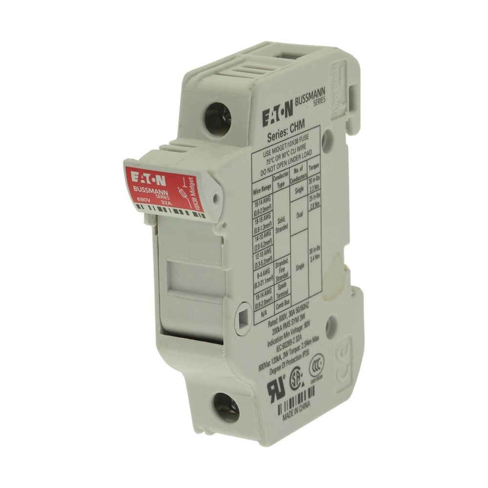 CHM1DU BASE PER 10X38, 32A, 690VAC,