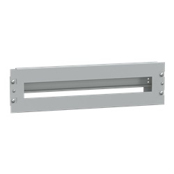 Pannello forato 22 moduli 3U piastra frontale 19 con guida DIN acciaio per rack 19