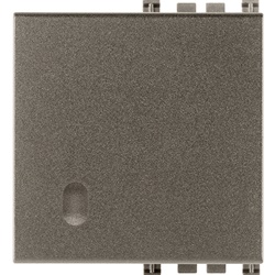 Tasto intercambiabile 2 moduli illuminabile Metal per impianti elettrici