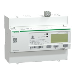 Contatore energia trifase 3P+N 125A inserzione diretta LON MID per misurazione consumo elettrico