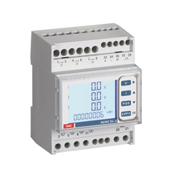 Multifunzione Nemo D4-e conteggio energia attiva/reactiva 4 quadranti bassa tensione DIN4 moduli