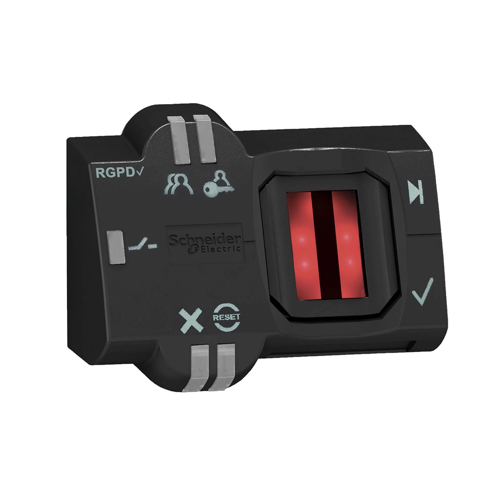 Pulsante biometrico bistabile, RGPD - connettore M12