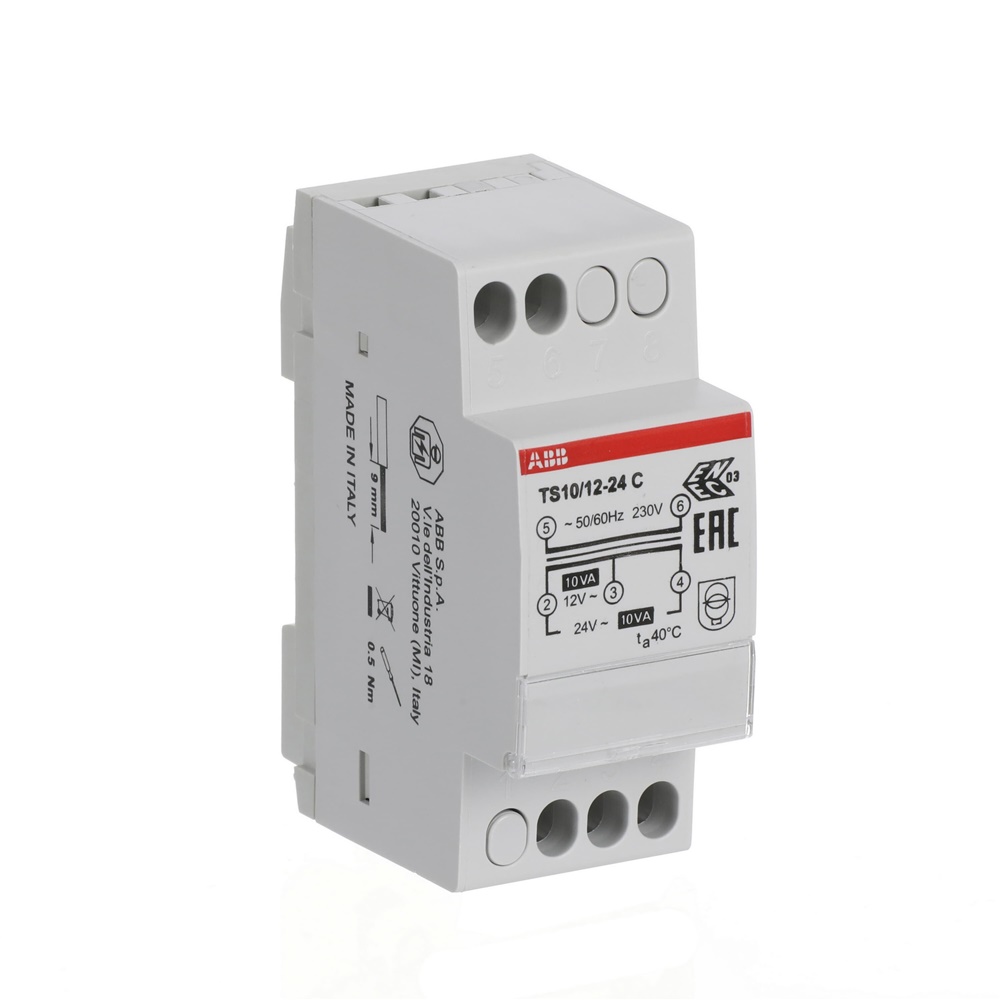 Trasformatore di sicurezza TS10/12-24 C 10VA 12-24V per dispositivi elettronici e ambienti umidi